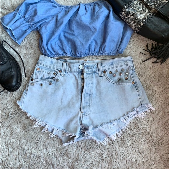 Levi’s 501 embellished shorts - Picture 2 of 8